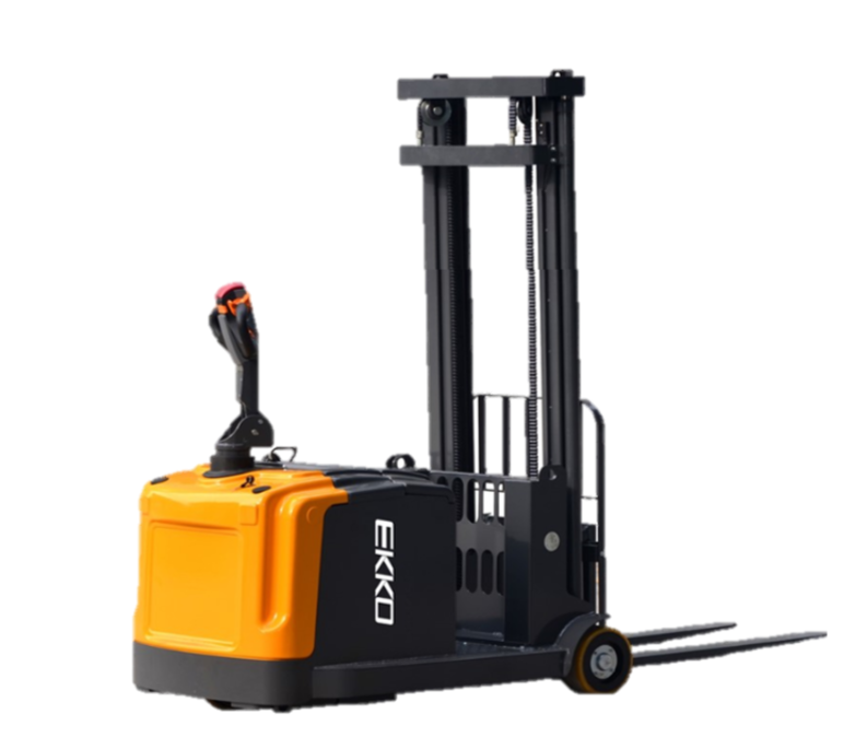 EKKO EK14-130 Counterbalanced Walkie Stacker 3300 lb Cap., 130" Height