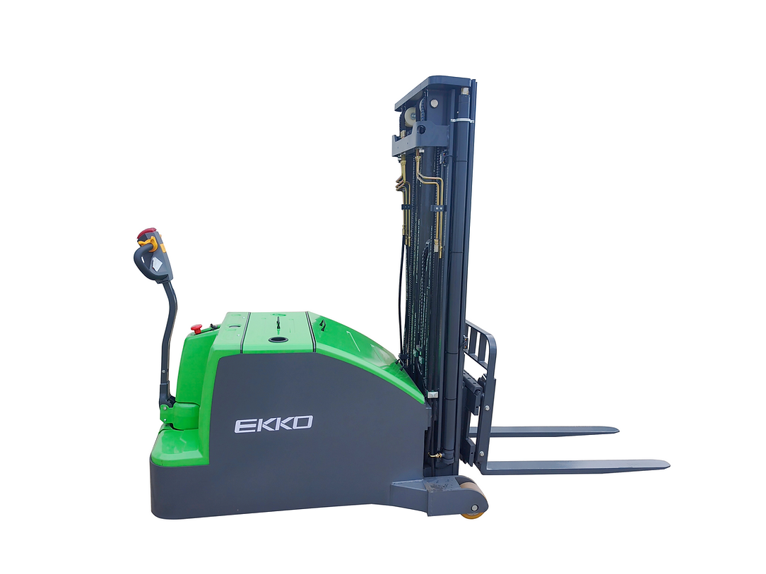EKKO EK14CS-189Li Lithium Counterbalanced Walkie Stacker, Side Shifting